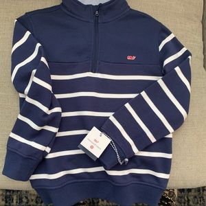 NWT Vineyard Vines Boys Shep Shirt 6/7 Navy